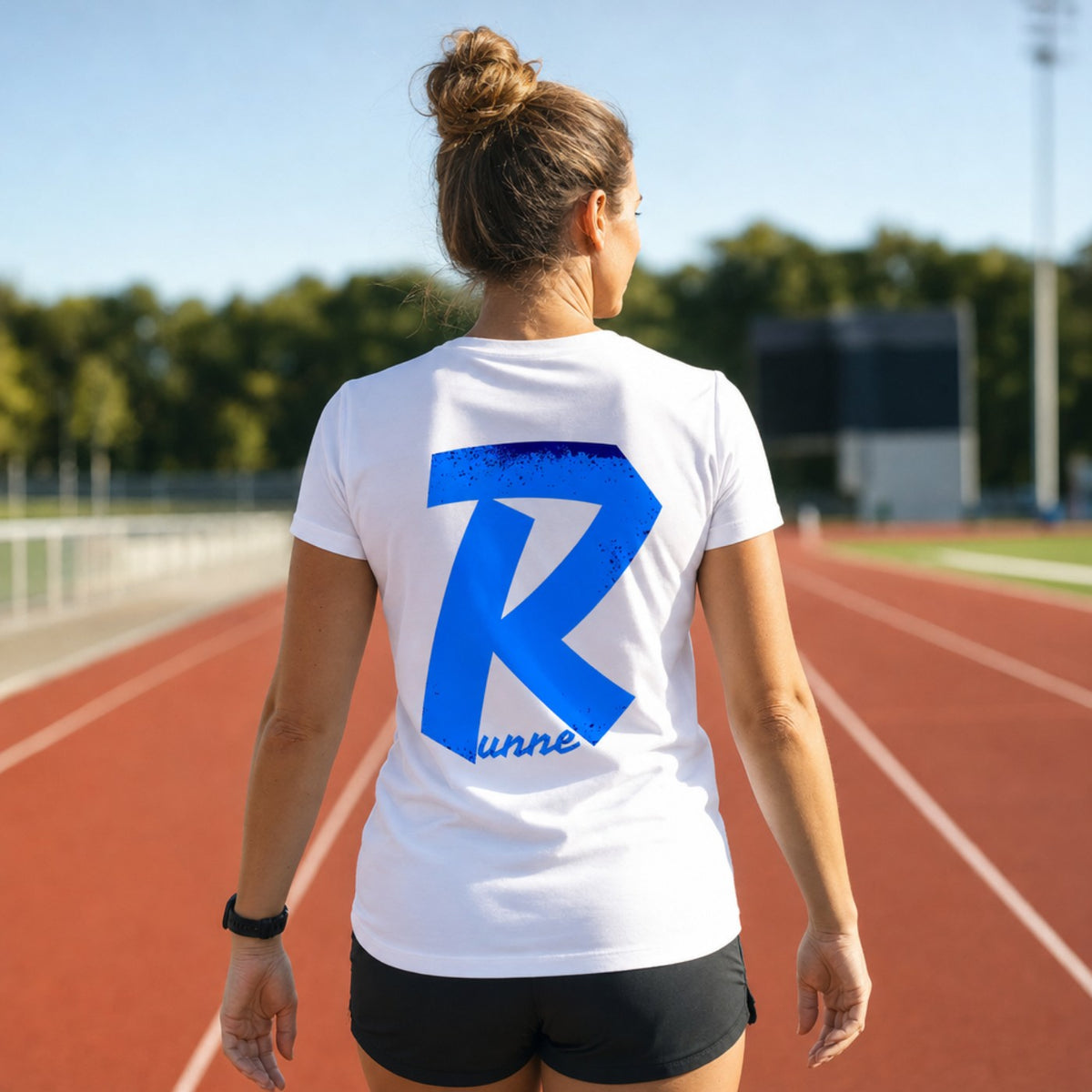 RunneR – LAUFEN VERBINDET – WHITE EDITION (Premium Organic Shirt Women)