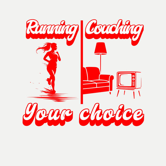 RUNNING ODER COUCHING? (Premium Organic Shirt Women)