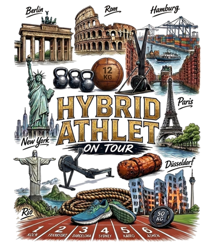 HYBRID ATHLET ON TOUR (Premium Organic T-Shirt)