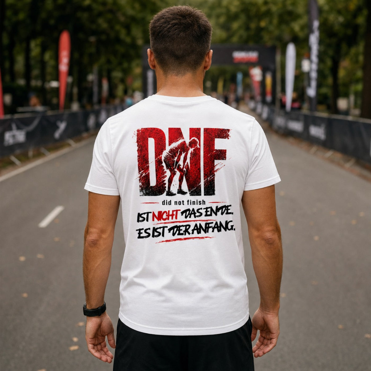 DNF – IST NICHT DAS ENDE. ES IST DER ANFANG. (Premium Organic T-Shirt)