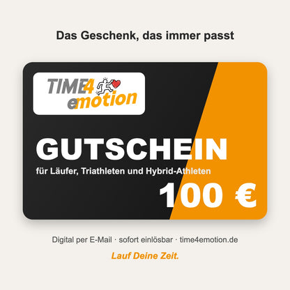 Time4emotion Geschenkgutschein 100 €