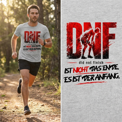 DNF – IST NICHT DAS ENDE. ES IST DER ANFANG. (Premium Organic T-Shirt)