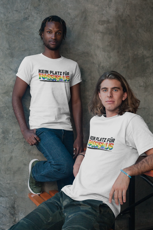 SPENDENSHIRT: KEIN PLATZ FÜR RASSISMUS (Premium Organic T-Shirt)