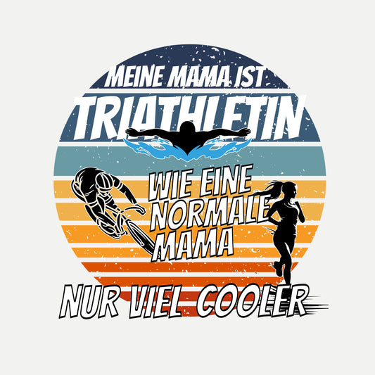 MAMA IST EINE COOLE TRIATHLETIN (Premium Organic Shirt Women)