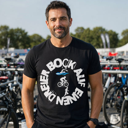 BOCK AUF EINEN DREIER - EIN SCHELM WER.... – BLACK (Premium Organic T-Shirt)