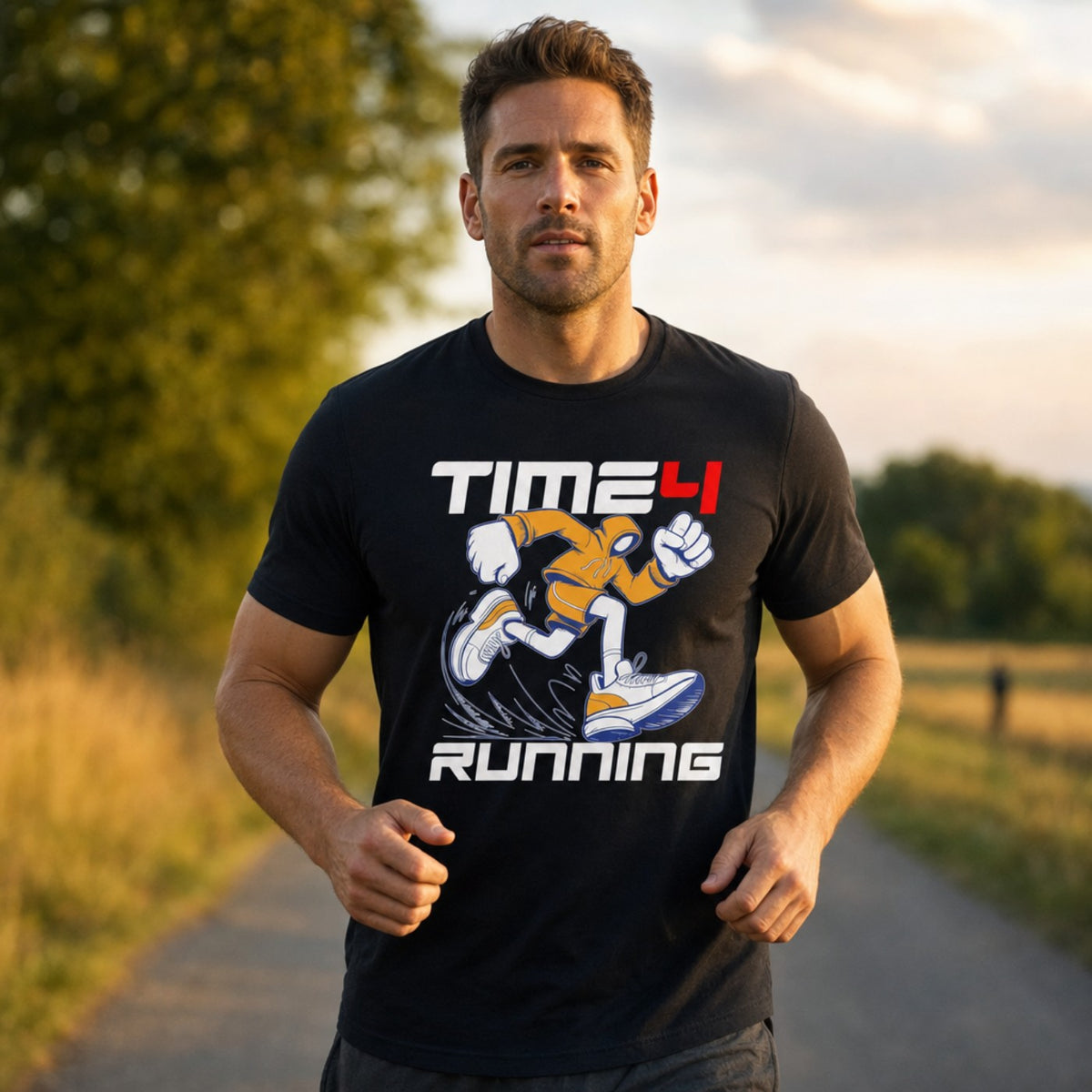 TIME 4 RUNNING (Premium Organic T-Shirt)