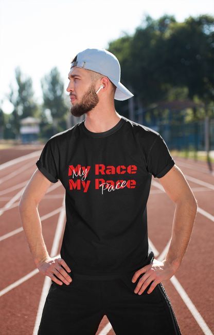 MY RACE - MY PACE (Premium Organic T-Shirt)