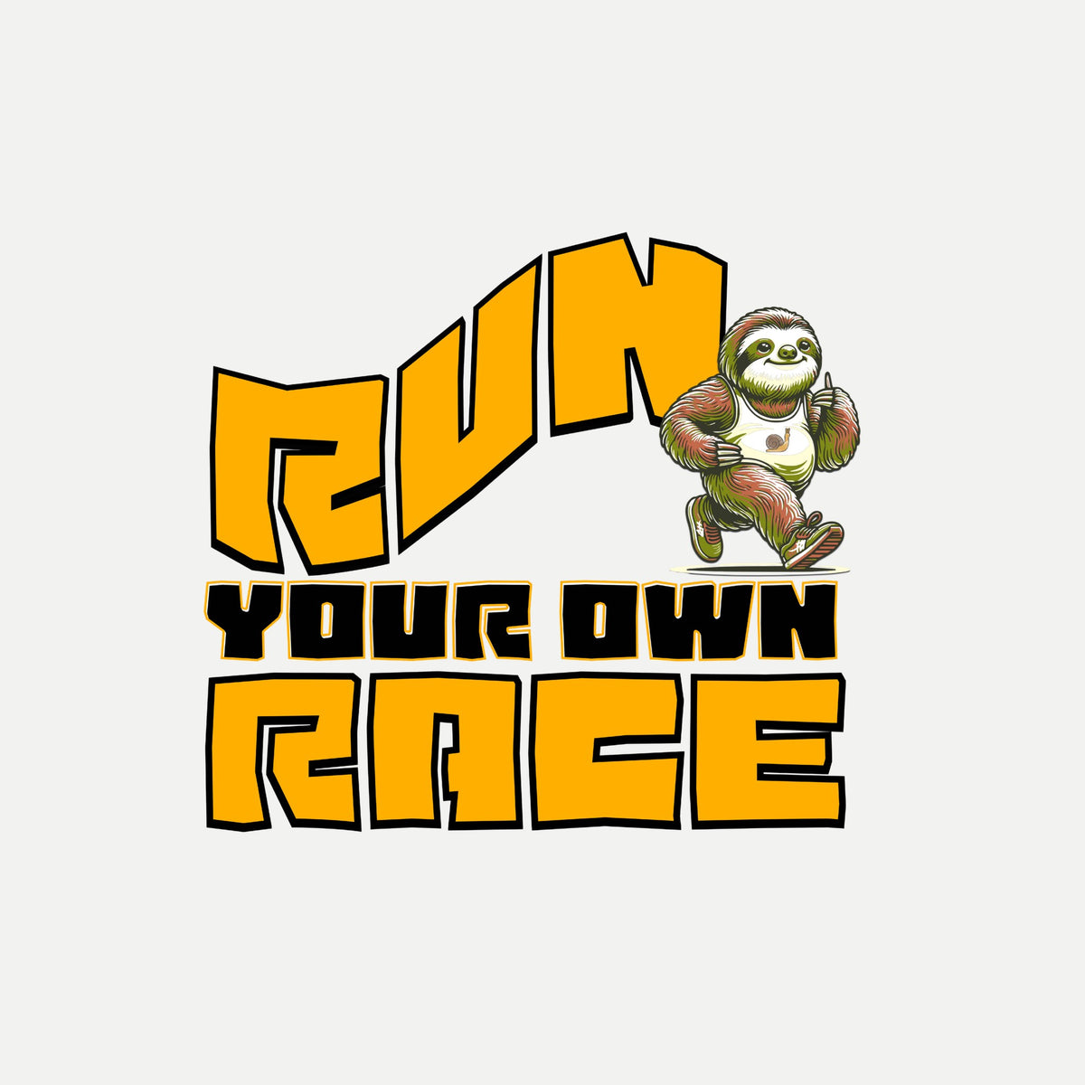 RUN YOUR OWN RACE (Premium Organic T-Shirt)