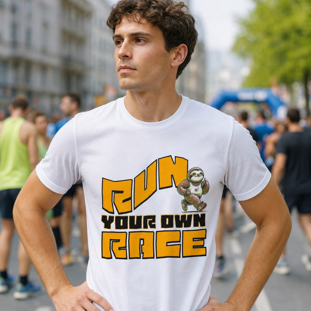RUN YOUR OWN RACE (Premium Organic T-Shirt)