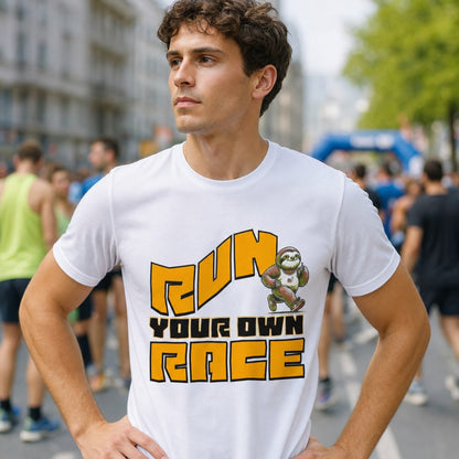 RUN YOUR OWN RACE (Premium Organic T-Shirt)