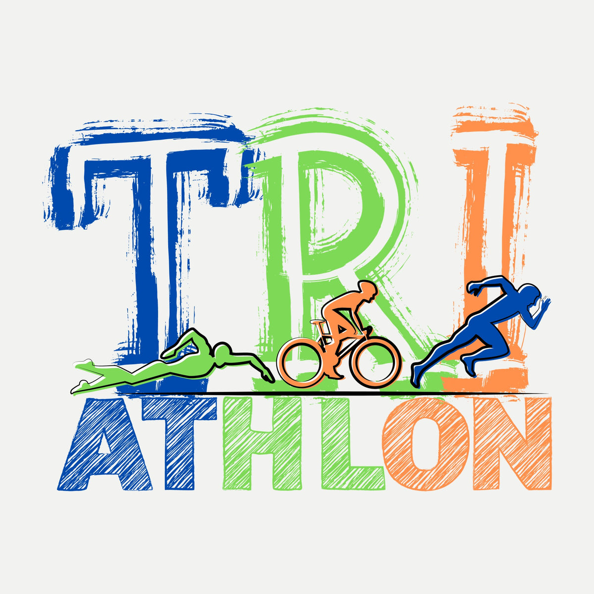 TRIATHLON - DREI DISZIPLINEN. EINE HALTUNG (Premium Organic T-Shirt)